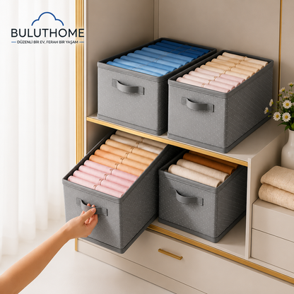 BulutHome 4'lü Çekmece ve Dolap Düzenleyici Seti